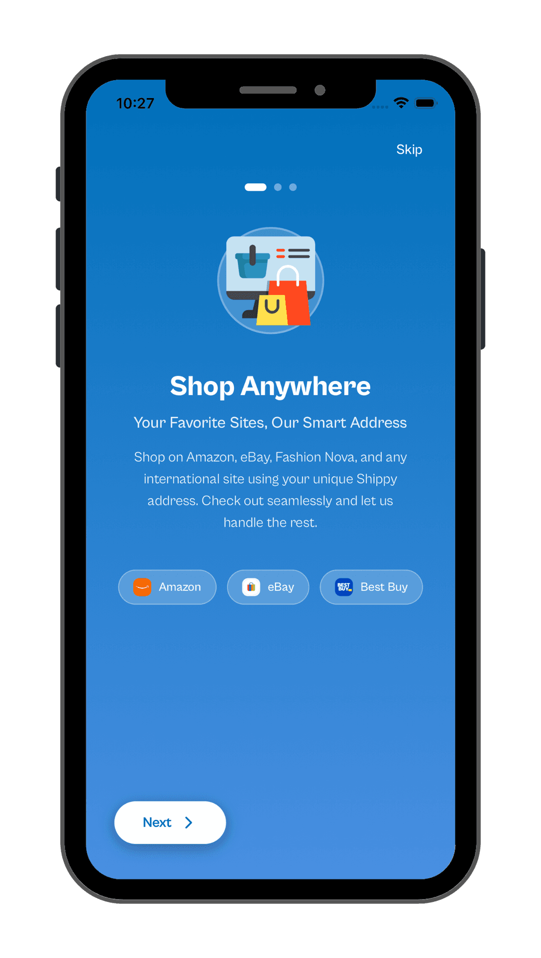 Shippy App Screenshot 1